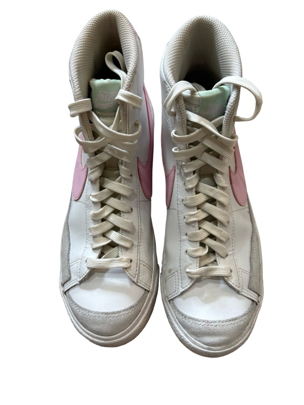 Nike Blazer Mid '77 GS White/Pink Foam Sneakers DA4086-105 Size 7Y / Women's 8.5